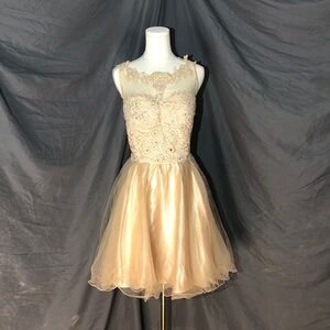 May Queen Couture Cream Dress